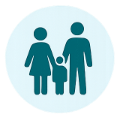 Icon mehrere Personen als Symbol für Gruppenformate