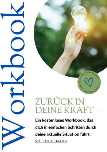 Workbook 'Zurück in deine Kraft' – kostenloser Leitfaden gegen Leistungsdruck