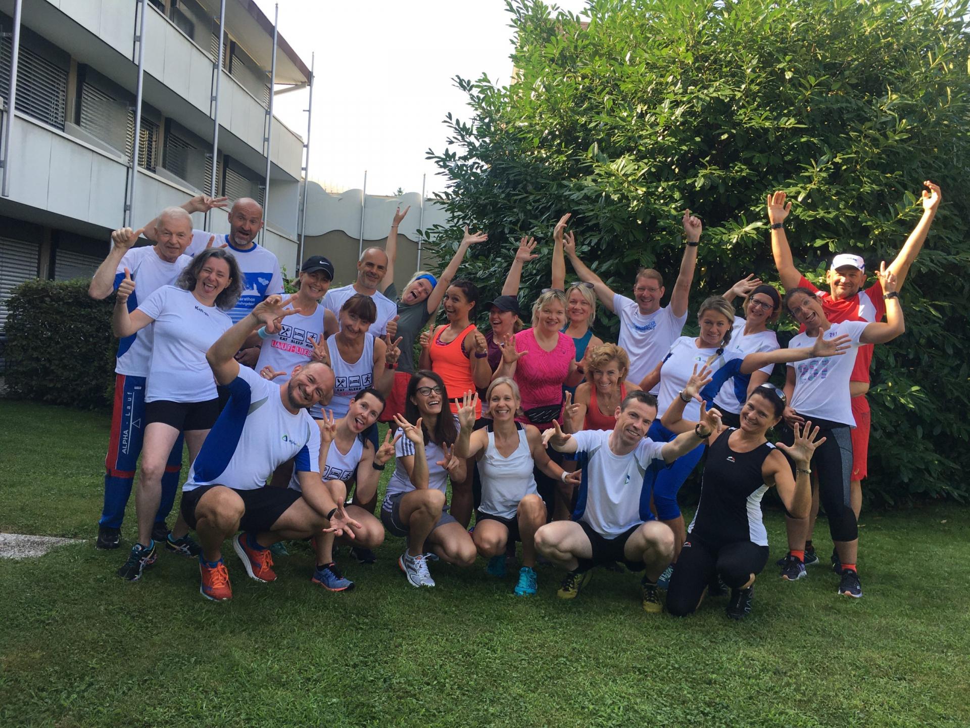 Alphalauf im Team