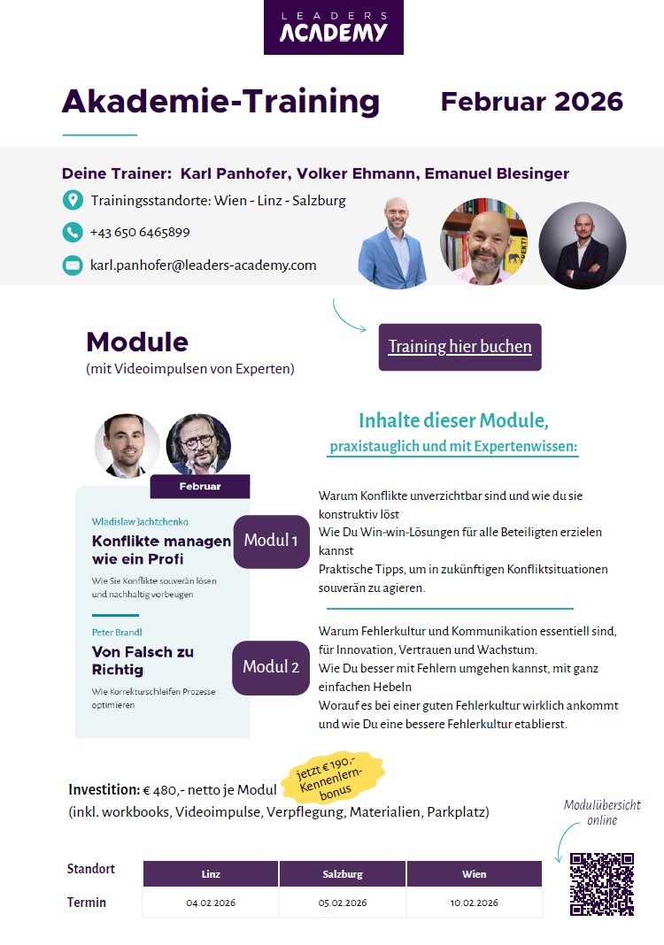 Akademie Training im Februar