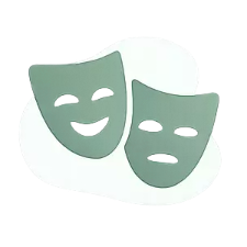 Symbol für Identitätskonflikt in Führungsverantwortung – Maske steht für äußere Rolle und inneres Selbst.